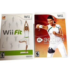 Wii Fit , Wii‎ Active Personal Trainer Lot of 2 games for Wii Fit Board